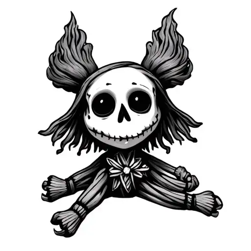 voodoo doll high quality tattoo design idea