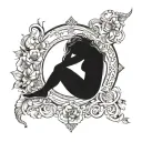 Gemini signs, represents anxiety, October 25th 2024 tattoo design idea