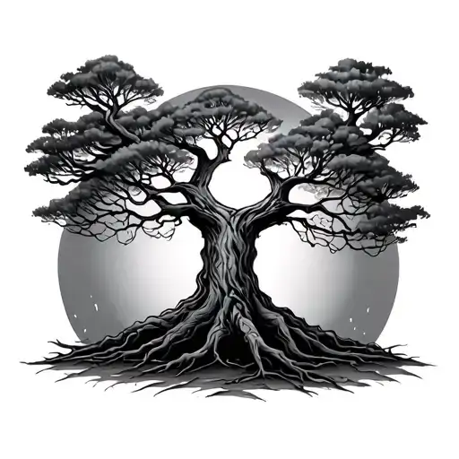 poisen tree from xxxtentacion tree tattoo design idea