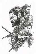 the last of us 2 tattoo design idea