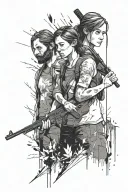 the last of us 2 tattoo design idea
