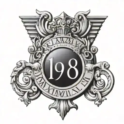 1978 Roman Numerals tattoo design idea