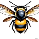 white faced hornet tattoo design idea