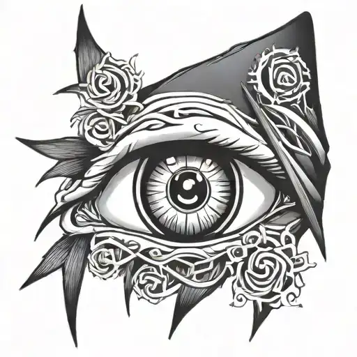 Itachi Eyes tattoo design idea