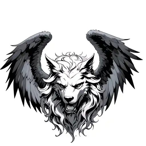 arch Angel , Cerberus, manga tattoo design idea