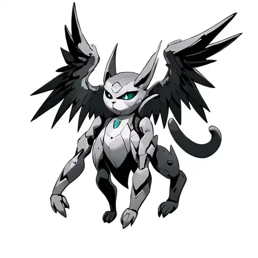 Angewomon, Gatomon, Digivice tattoo design idea