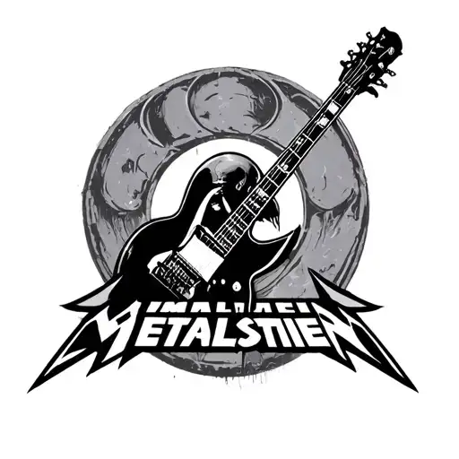 Rammstein, AC/DC, Metallica symbol tattoo design idea