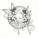 fairies tattoo design idea