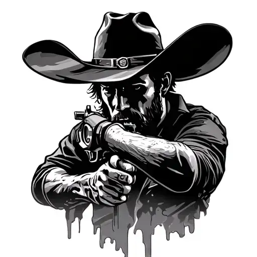 Red Dead Redemption tattoo design idea