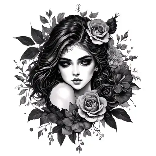 Dark Romance tattoo design idea