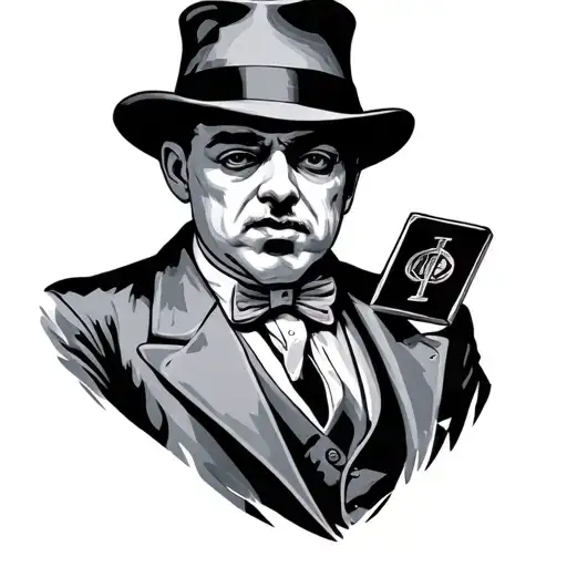 Gangster Monopoly Man tattoo design idea