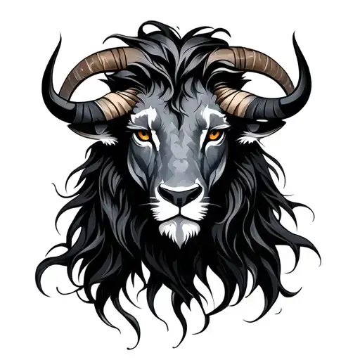 Taurus Leo tattoo design idea