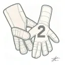 soccer goalkeeper glove tattoo design idea