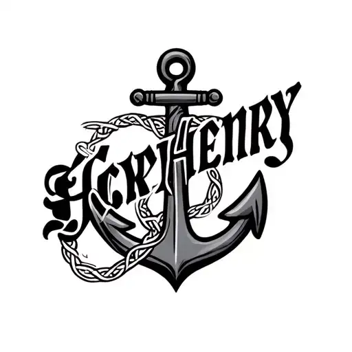 "jack cooper henry" celtic anchor intertwined tattoo design idea