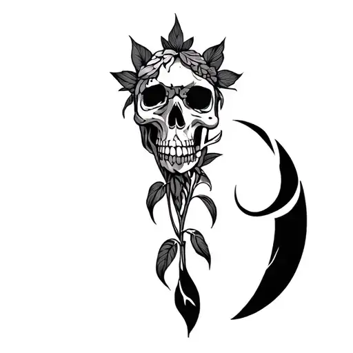 American Traditional tattoo flash sheet, black and white only. Bold outlines, heavy shading, vintage flash look.Center tattoo design idea
