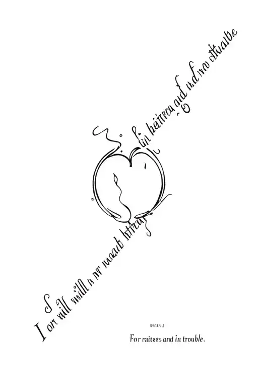 For relatives in fire and water, I will never betray and I will not throw in trouble, I swear tattoo design idea