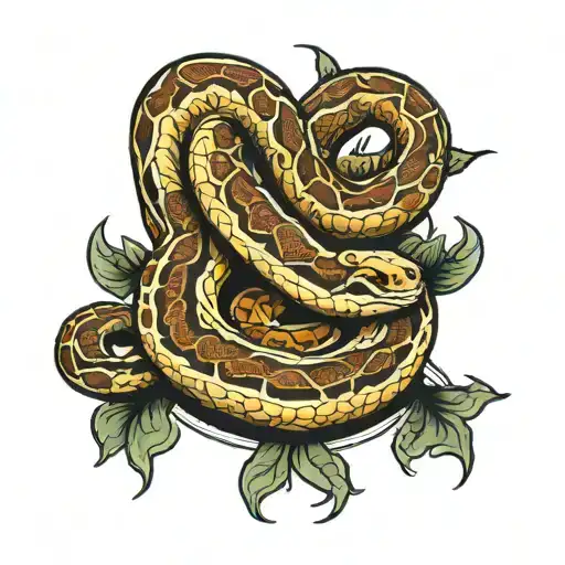 120+ Ball Python Tattoo Ideas in 2026 - BlackInk AI