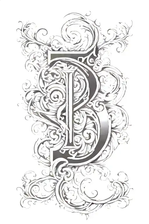 Letter S but in a hidden way The design should emphasize tattoo design idea