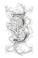 Letter S but in a hidden way The design should emphasize tattoo design idea