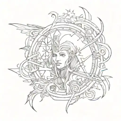 AC tattoo design idea