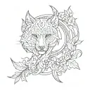 AC tattoo design idea