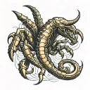 anvil scorpion tattoo design idea