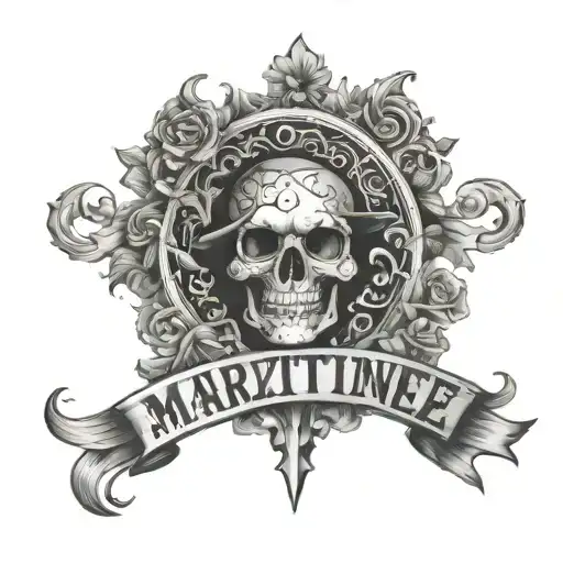martinez name tattoo design idea