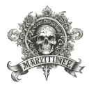 martinez name tattoo design idea