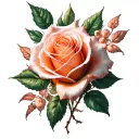 Rosy Hazel Jade tattoo design idea