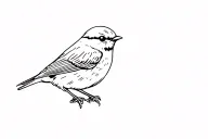 robin bird tattoo design idea