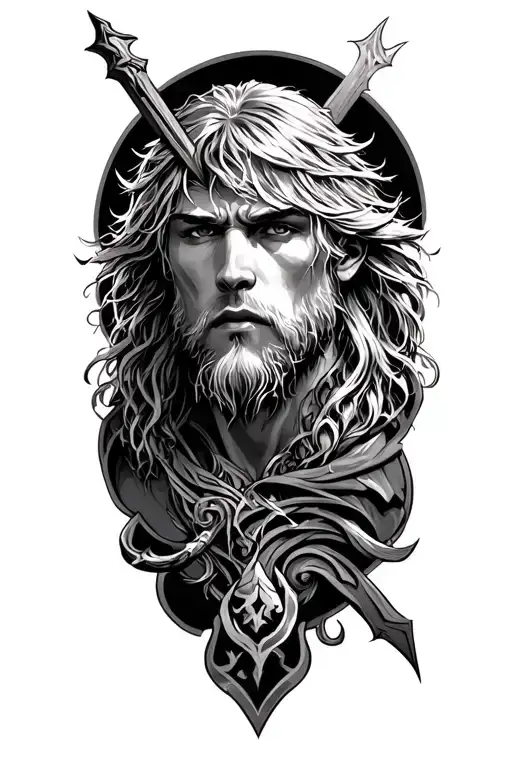 thorfinn i have no enemies tattoo design idea