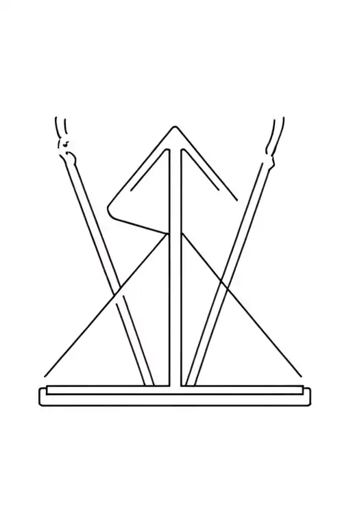 Gravity counter stand; a symbol of evolution, destruction, and reverse order. tattoo design idea