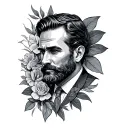 Memorial Dad tattoo design idea