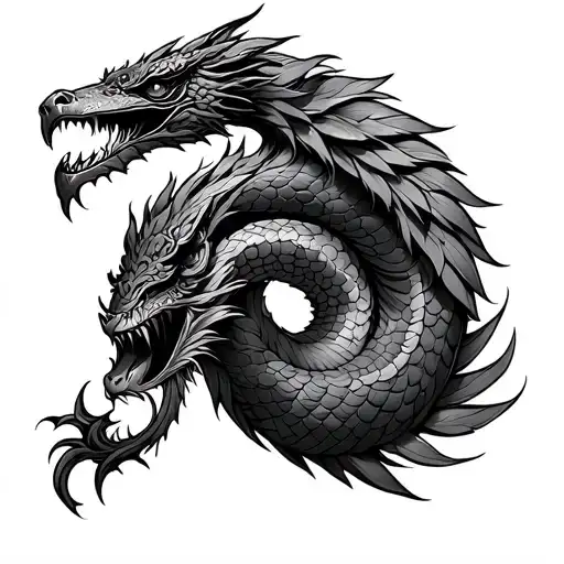 ku kul klan the feathered serpent  tattoo design idea