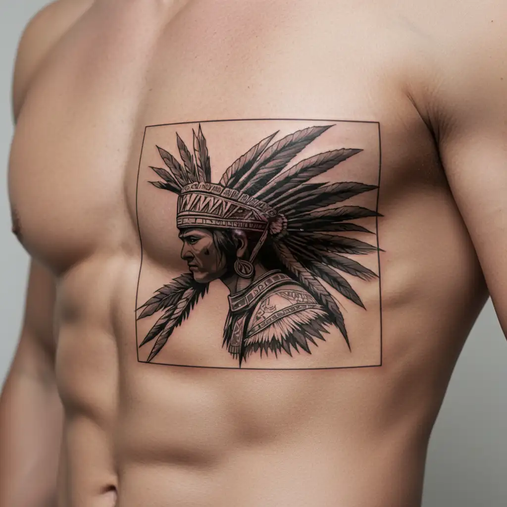 inca warrior tumi peru tattoo design idea