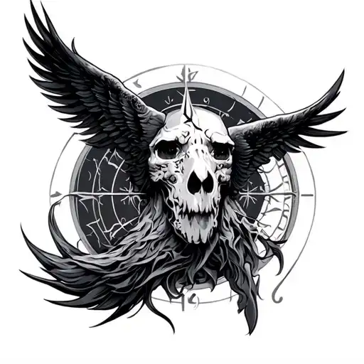 Chronos tattoo design idea