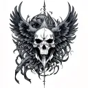 Chronos tattoo design idea