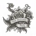 this to shall pass tattoo design idea