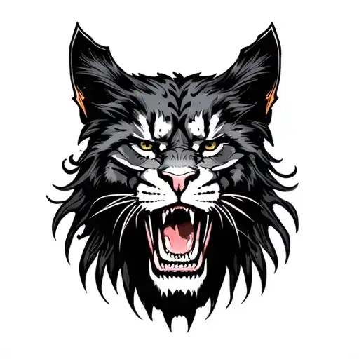 Pantera tattoo design idea