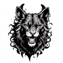 Pantera tattoo design idea