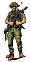 A Tattoo For my fallen brother Thats in the army "Love you brother Forever" With a Army ranger in taking gun fire tattoo design idea