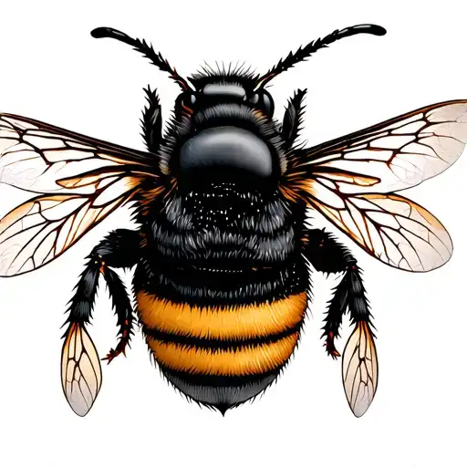 bumblebe tuna tattoo design idea