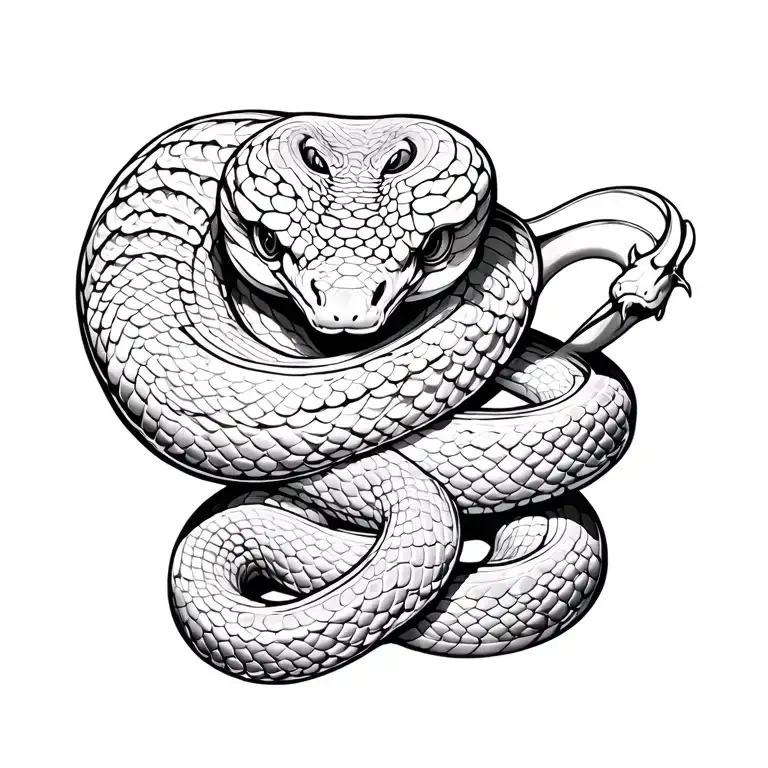 snake tattoo tattoo design idea
