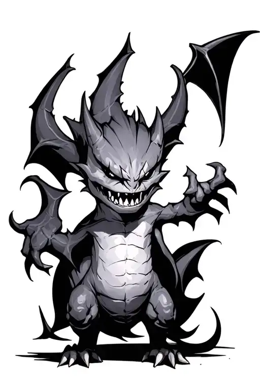 gengar haunter gastly tattoo design idea