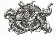 Neptune tattoo design idea
