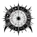 Astrology tattoo design idea