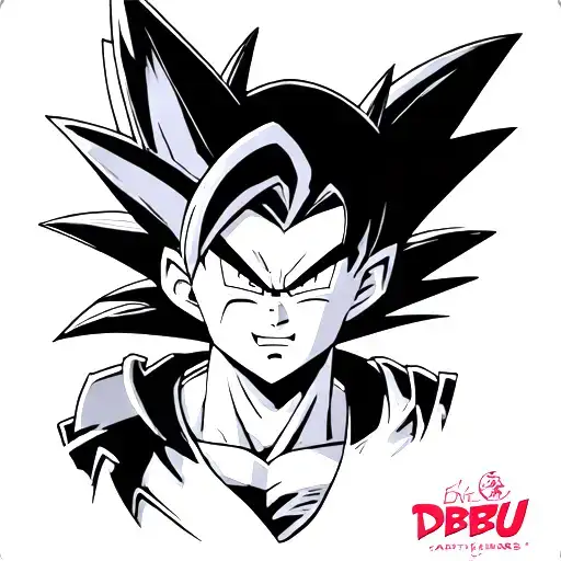 manga series dbz tattoo design idea