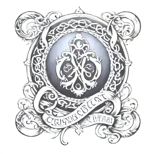 Infinity symbol the name Connor and the age 18   tattoo design idea