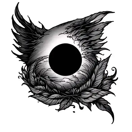 path of life and obstacles of life tattoo design idea