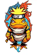 naruto toad ninja tattoo design idea